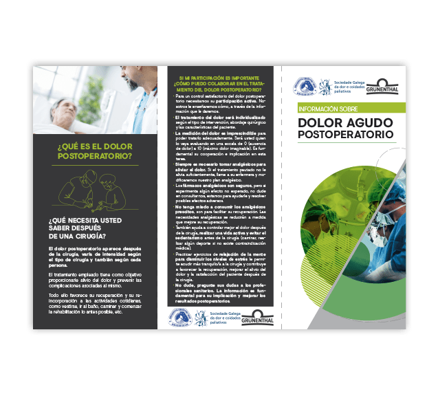 Guía para pacientes sobre "dolor agudo postoperatorio"