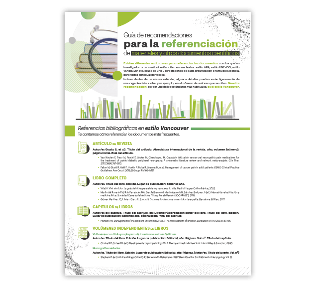 Guía de recomendaciones para la referenciación de materiales científicos
