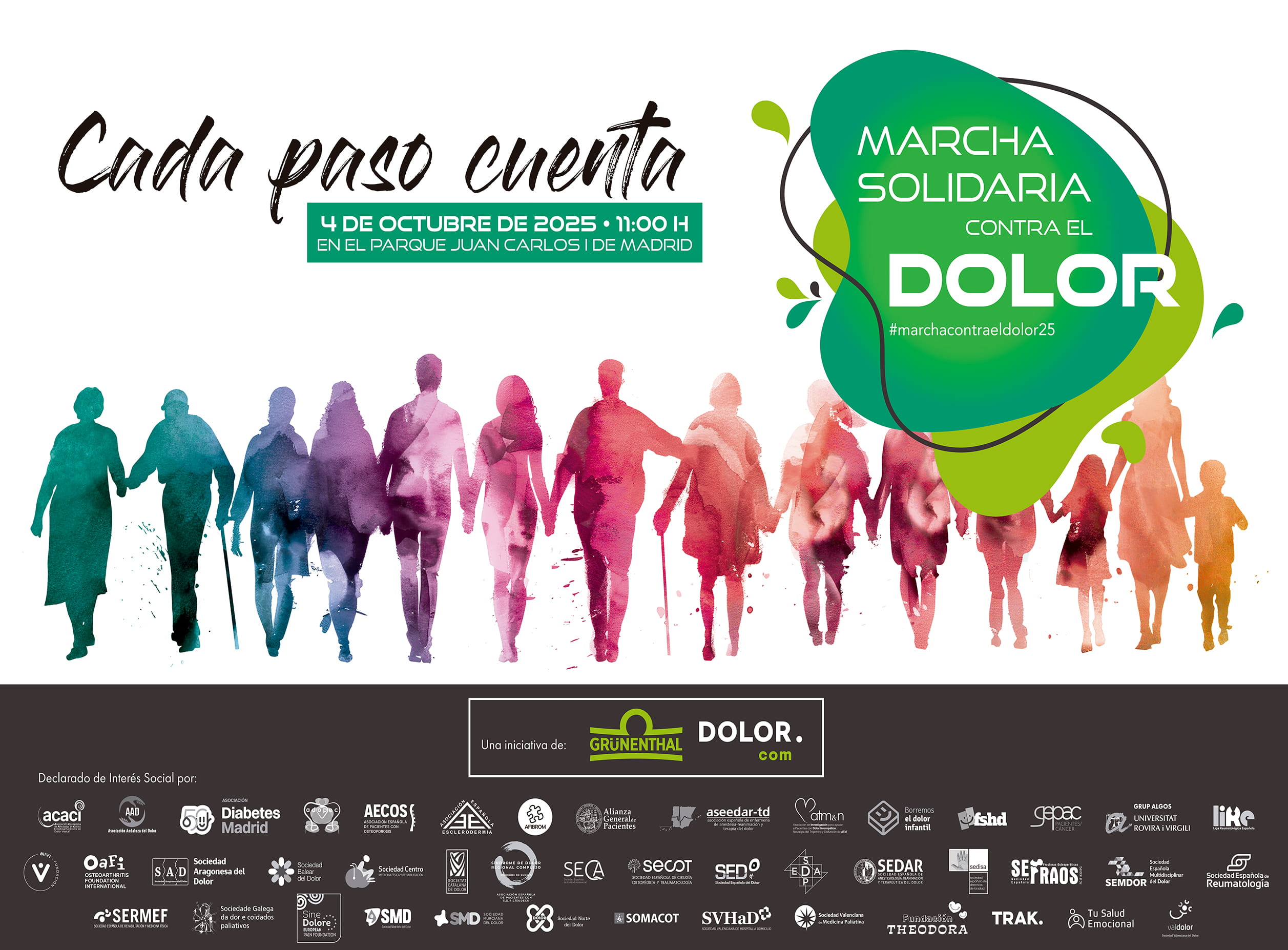 Marcha Solidaria Contra el Dolor 2025 - Material descargable
