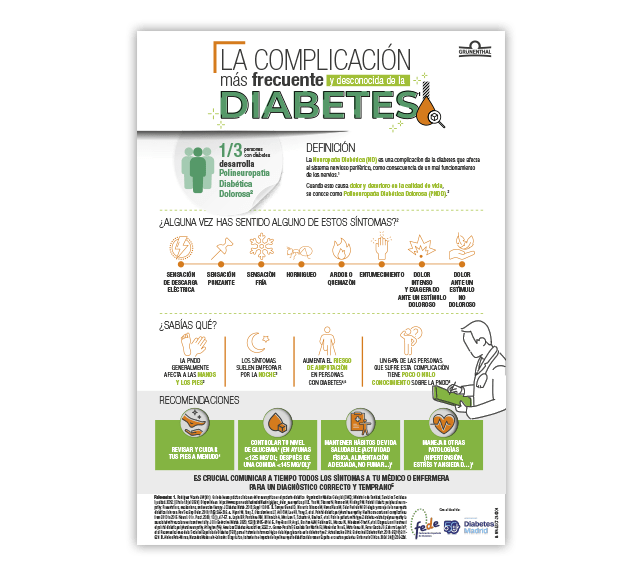 La complicación más frecuente y desconocida de la Diabetes