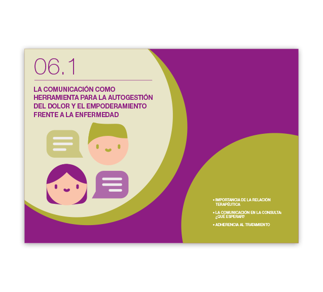 La comunicación como herramienta para la autogestión del dolor