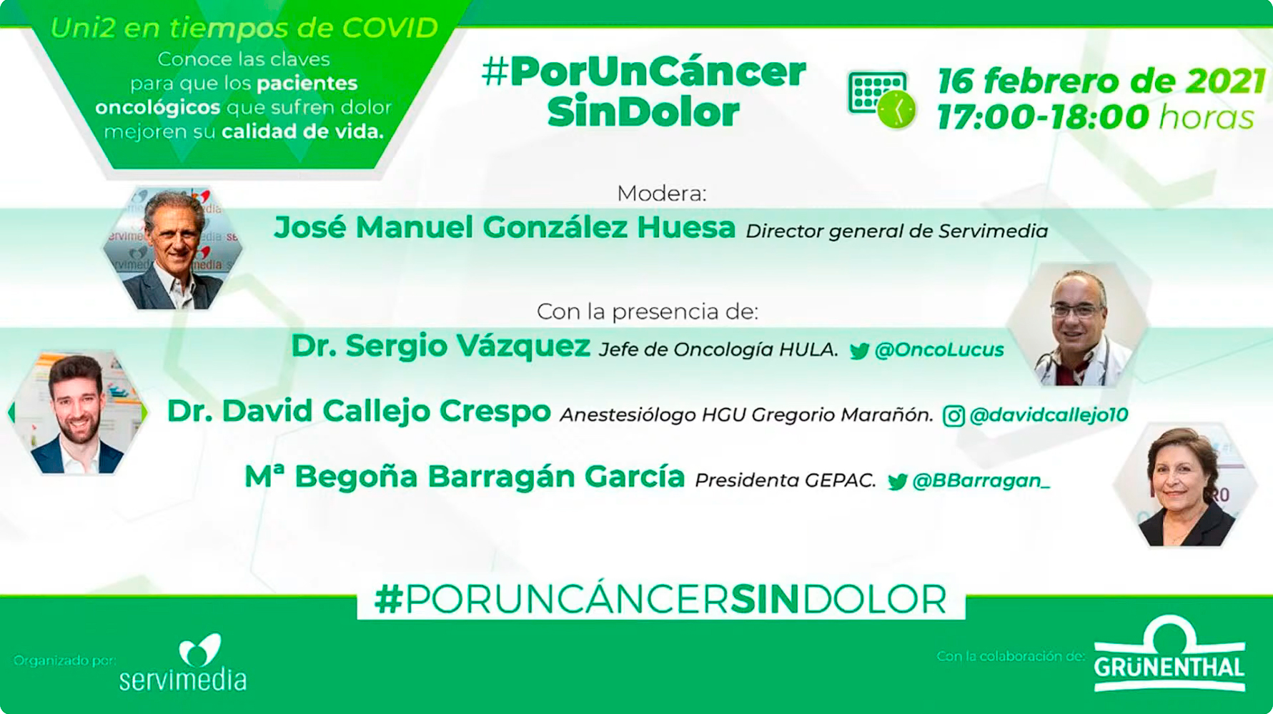 Diálogo #PorUnCáncerSinDolor