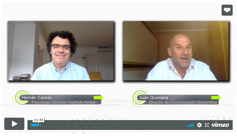 Pantallazo ansiedad del dolor. Hernán Cancio